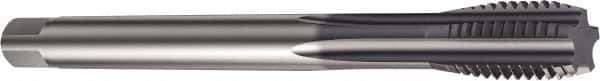Sandvik Coromant - M12x1.75 Metric 6HX 5 Flute TiAlN Finish High Speed Steel Straight Flute Machine Tap - Right Hand Thread, 110mm OAL, 23mm Thread Length - Exact Tool & Supply
