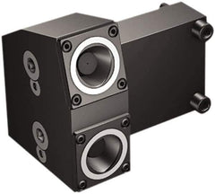 Sandvik Coromant - Right Hand Cut, C4 Modular Connection, Adapter/Mount Lathe Modular Clamping Unit - 40mm Square Shank Diam, 2.756" OAL, Through Coolant - Exact Tool & Supply