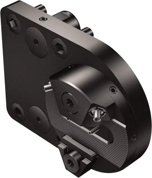 Sandvik Coromant - C6;80 System Size, Modular Tool Holding System Adapter - 63/64" Projection, 80mm Body Diam, 40mm OAL, Through Coolant - Exact Tool & Supply