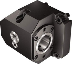 Sandvik Coromant - Right Hand Cut, C4 Modular Connection, Adapter/Mount Lathe Modular Clamping Unit - 40mm Square Shank Diam, 2.717" OAL, Through Coolant - Exact Tool & Supply