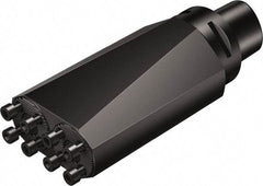 Sandvik Coromant - 3.1496" Max Cut, 3.1496" Shank Diam, CoroTurn SL Mini Turret - 180mm Projection, 3.189" Head Width, 1.5748" Nose Diam, C8 Series, Through Coolant - Exact Tool & Supply