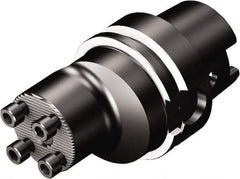 Sandvik Coromant - 63;40 System Size, Modular Tool Holding System Adapter - 67mm Projection, 3-29/32" OAL, Through Coolant - Exact Tool & Supply