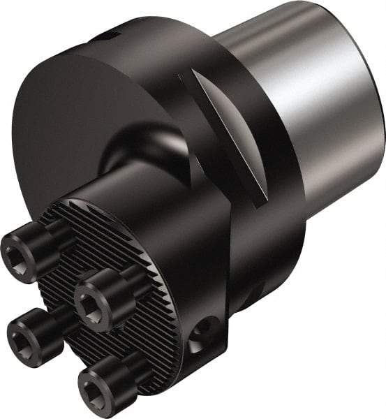 Sandvik Coromant - C6;32 System Size, Modular Tool Holding System Adapter - 47mm Projection, 85mm OAL, Through Coolant - Exact Tool & Supply