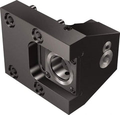Sandvik Coromant - Right Hand Cut, C4 Modular Connection, Adapter/Mount Lathe Modular Clamping Unit - 40mm Square Shank Diam, 3.15" OAL, Through Coolant - Exact Tool & Supply