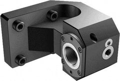 Sandvik Coromant - Right Hand Cut, C4 Modular Connection, Adapter/Mount Lathe Modular Clamping Unit - 40mm Square Shank Diam, 6-1/16" OAL, Through Coolant - Exact Tool & Supply
