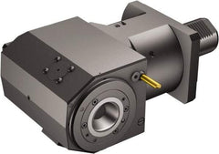Sandvik Coromant - Neutral Cut, C5 Modular Connection, Adapter/Mount Lathe Modular Clamping Unit - 1/4" Square Shank Diam, 8.228" OAL, Through Coolant - Exact Tool & Supply