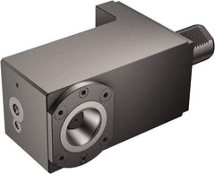 Sandvik Coromant - Right Hand Cut, C6 Modular Connection, Adapter/Mount Lathe Modular Clamping Unit - 1/4" Square Shank Diam, 8.347" OAL, Through Coolant - Exact Tool & Supply