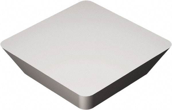Sandvik Coromant - SEGN422 Grade H10 Carbide Turning Insert - Uncoated, 90° Square, 1/2" Inscr Circle, 1/8" Thick, 1/32" Corner Radius - Exact Tool & Supply