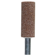 ‎5/8″ × 2-1/2″ 1/4″ Spindle Mounted Point W198 60 Grit Aluminum Oxide - Exact Tool & Supply