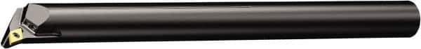 Sandvik Coromant - 32mm Min Bore Diam, 300mm OAL, 25mm Shank Diam, A..SDQCR/L..HP-R Indexable Boring Bar - DCMT 3(2.5)2, DCMT 11 T3 08 Insert, Screw or Clamp Holding Method - Exact Tool & Supply