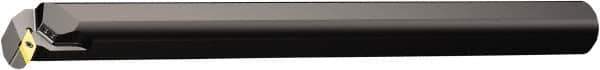 Sandvik Coromant - 1.0118" Min Bore Diam, 10" OAL, 3/4" Shank Diam, A..SVUBR/L..HP-E Indexable Boring Bar - Screw-On Holding Method - Exact Tool & Supply