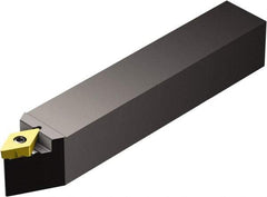 Sandvik Coromant - TR-D13NCN, Neutral Cut, 27.5° Lead Angle, 25mm Shank Height x 25mm Shank Width, Neutral Rake Indexable Turning Toolholder - 150mm OAL, TR-DC1308 Insert Compatibility, Series CoroTurn TR - Exact Tool & Supply