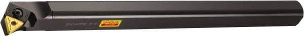 Sandvik Coromant - 50mm Min Bore Diam, 400mm OAL, 40mm Shank Diam, S..PTFNR/L-W Indexable Boring Bar - TNMG 332, TNMG 16 04 08 Insert, Wedge Holding Method - Exact Tool & Supply