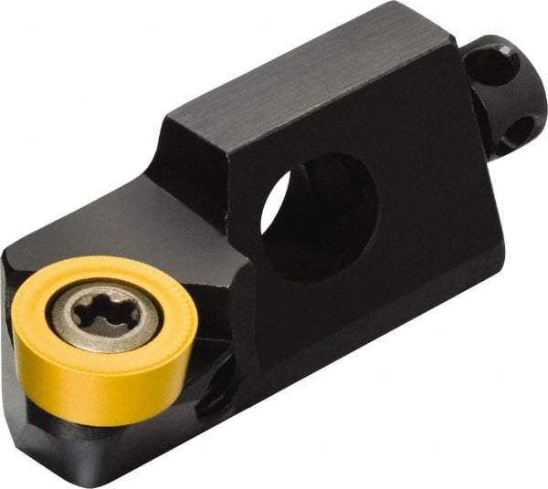 Sandvik Coromant - Series CoroTurn 107 Cardridge for Turning, Left Hand, SSKC Toolholder Compatibility, RCMT 0803M0 Insert Compatibility, Indexable Turning Cartridge - Screw Holding Method, 32mm OAL x 10mm OAW x 7mm OAH - Exact Tool & Supply
