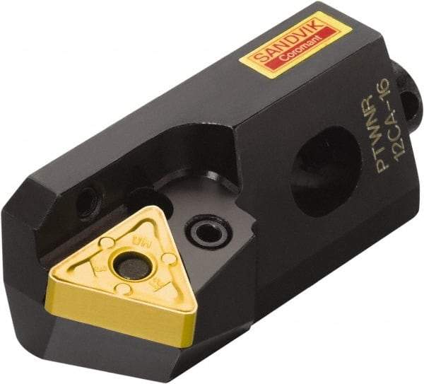 Sandvik Coromant - Series T-Max P, Right Hand, PTWNR/L..CA Toolholder Compatibility, TNMG 16 04 08, TNMG 332 Insert Compatibility, Indexable Turning Cartridge - Lever Holding Method, 54.2mm OAL - Exact Tool & Supply