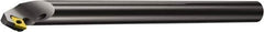 Sandvik Coromant - 22mm Min Bore Diam, 212.1mm OAL, 16mm Shank Diam, E..-SDUPR/L-ERX Indexable Boring Bar - DPMT 2(1.5)1, DPMT 07 02 04 Insert, Screw or Clamp Holding Method - Exact Tool & Supply