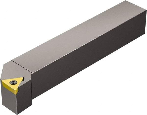 Sandvik Coromant - STFC, Right Hand Cut, -1° Lead Angle, 1" Shank Height x 1" Shank Width, Neutral Rake Indexable Turning Toolholder - 6" OAL, TCMT 16 T3 08 Insert Compatibility, Series CoroTurn 107 - Exact Tool & Supply
