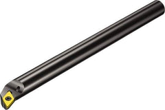 Sandvik Coromant - 13mm Min Bore Diam, 125mm OAL, 10mm Shank Diam, A..SDQCR/L -R Indexable Boring Bar - DCMT 2(1.5)1, DCMT 07 02 04 Insert, Screw or Clamp Holding Method - Exact Tool & Supply