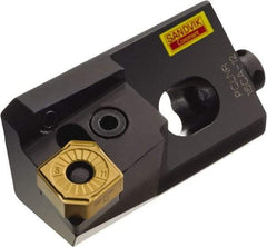 Sandvik Coromant - Series T-Max P, Left Hand, PCLNR/L..CA Toolholder Compatibility, CNMG 12 04 08, CNMG 432 Insert Compatibility, Indexable Turning Cartridge - Lever Holding Method, 63mm OAL - Exact Tool & Supply