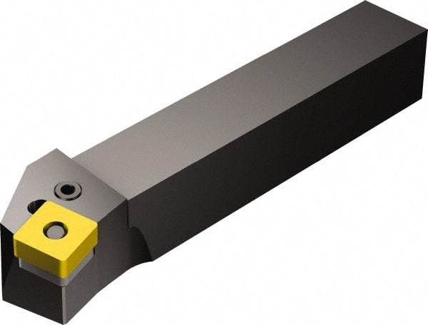 Sandvik Coromant - PSKNR/L, Right Hand Cut, 15° Lead Angle, 20mm Shank Height x 20mm Shank Width, Negative Rake Indexable Turning Toolholder - 128.05mm OAL, SNMG 12 04 08, SNMG 432 Insert Compatibility, Series T-Max P - Exact Tool & Supply