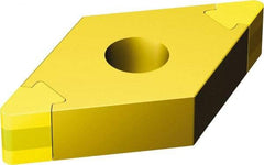Sandvik Coromant - DNGA331 Grade 7525 CBN Turning Insert - 55° Diamond, 3/8" Inscr Circle, 3/16" Thick, 1/64" Corner Radius - Exact Tool & Supply