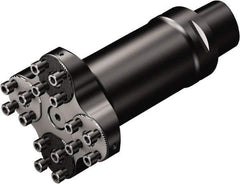 Sandvik Coromant - 1.9685" Shank Diam, Mini turret - 125mm Projection, 3.6614" Head Width, 1.2598" Nose Diam, 32, C5 Series, Through Coolant - Exact Tool & Supply