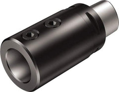Sandvik Coromant - 40;C8 System Size, Modular Tool Holding System Adapter - 110mm Projection, 80mm Body Diam, 158mm OAL - Exact Tool & Supply