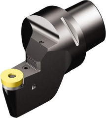 Sandvik Coromant - Right Hand Cut, Size C10, RCMX 32 09 00 Insert Compatiblity, External Modular Turning & Profiling Cutting Unit Head - 35mm Ctr to Cutting Edge, 134mm Head Length, Through Coolant, Series T-Max P - Exact Tool & Supply
