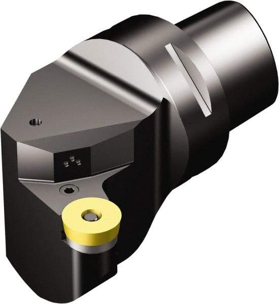 Sandvik Coromant - Right Hand Cut, Size C10, RCMX 32 09 00 Insert Compatiblity, External Modular Turning & Profiling Cutting Unit Head - 70mm Ctr to Cutting Edge, 130mm Head Length, Through Coolant, Series T-Max P - Exact Tool & Supply