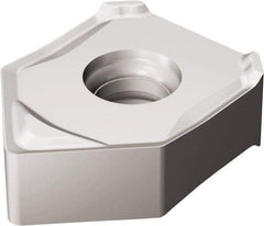 Sandvik Coromant - 345N1305 KW8 Grade H13A Carbide Milling Insert - Uncoated, 5.6mm Thick, 13mm Inscribed Circle - Exact Tool & Supply