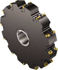 Sandvik Coromant - Arbor Connection, 1.2126" Cutting Width, 4.5079" Depth of Cut, 315mm Cutter Diam, 2.3622" Hole Diam, Indexable Slotting Cutter - 2.3622" Shank Diam, N331.1A-11 Insert, Neutral Cutting Direction - Exact Tool & Supply