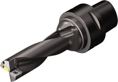 Sandvik Coromant - 59mm Max Drill Depth, 3xD, 19.5mm Diam, Indexable Insert Drill - C4 Coromant Shank - Exact Tool & Supply
