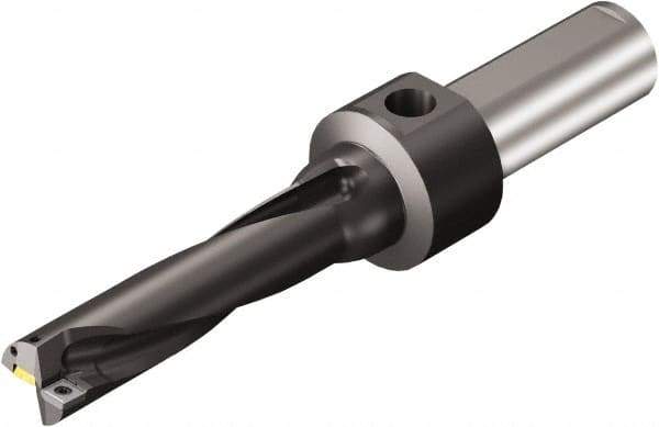 Sandvik Coromant - 158.7mm Max Drill Depth, 4xD, 39.67mm Diam, Indexable Insert Drill - 38.1mm Shank Diam, 1.5 Cylindrical Shank - Exact Tool & Supply