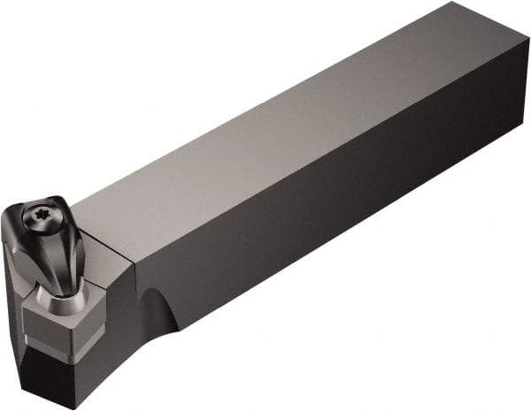 Sandvik Coromant - CSKNR/L, Left Hand Cut, 15° Lead Angle, 25mm Shank Height x 25mm Shank Width, Negative Rake Indexable Turning Toolholder - 153.05mm OAL, SNGN 12 07 08, SNG 452 Insert Compatibility, Series T-Max - Exact Tool & Supply