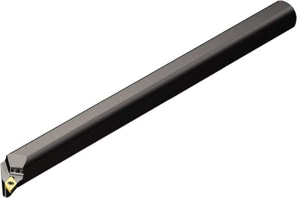Sandvik Coromant - 32mm Min Bore Diam, 300mm OAL, 25mm Shank Diam, A..SDQCR/L..HP Indexable Boring Bar - DCMT 3(2.5)2, DCMT 11 T3 08 Insert, Screw or Clamp Holding Method - Exact Tool & Supply