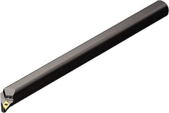 Sandvik Coromant - 32mm Min Bore Diam, 300mm OAL, 25mm Shank Diam, A..SDQCR/L..HP Indexable Boring Bar - DCMT 3(2.5)2, DCMT 11 T3 08 Insert, Screw or Clamp Holding Method - Exact Tool & Supply