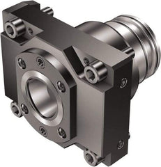 Sandvik Coromant - Right Hand Cut, C5 Modular Connection, Adapter/Mount Lathe Modular Clamping Unit - 2.953" OAL, Through Coolant - Exact Tool & Supply