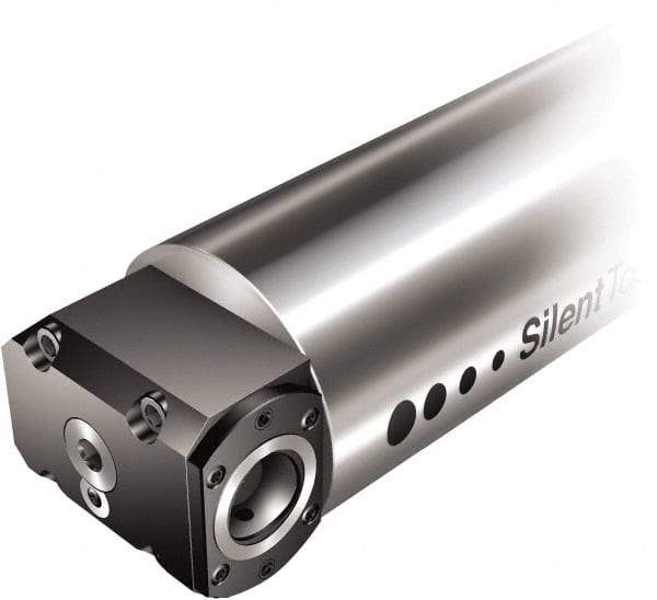 Sandvik Coromant - 100;C4 System Size, Modular Tool Holding System Adapter - 1544mm Projection, 3-15/16" Body Diam, 1544mm OAL, Through Coolant - Exact Tool & Supply