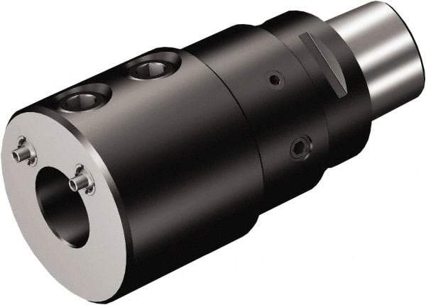 Sandvik Coromant - 40;C8 System Size, Modular Tool Holding System Adapter - 112mm Projection, 80mm Body Diam, 160mm OAL - Exact Tool & Supply