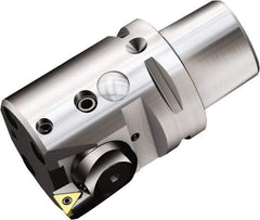 Sandvik Coromant - Right Hand Cut, 77.35mm Min Bore Diam, Size C6 Steel Modular Boring Cutting Unit Head - 3.0709" Max Bore Depth, Through Coolant, Compatible with TCMT 221, TCMT 11 03 04 - Exact Tool & Supply