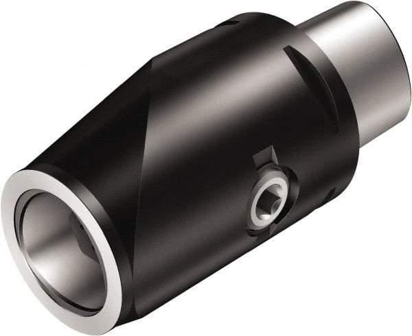 Sandvik Coromant - C10 Outside Modular Connection, C6 Inside Modular Connection, Capto to Capto Adapter - 125mm Projection, 185mm OAL, Through Coolant - Exact Tool & Supply