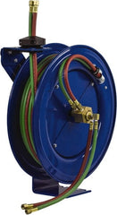 CoxReels - Welding Hose Reels; Length (Inch): 19-5/8 ; Hose Included: Yes ; Hose Length (Feet): 50.00; 50.0 ; Inside Diameter (Inch): 1/4 ; Maximum Working Pressure (psi): 200.0; 200.00 - Exact Tool & Supply