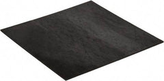 Made in USA - 12" Long, 12" Wide, 1/8" Thick, Neoprene Rubber Foam Sheet - 50 to 60 Durometer, Black, -20 to 180°F, 1,000 psi Tensile Strength, Plain Backing, Stock Length - Exact Tool & Supply