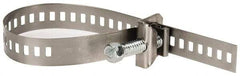 IDEAL TRIDON - SAE Size 32, 11/16 to 2-5/8" Diam, Stainless Steel Double Lock Hose Worm Drive Clamp - Material Grade 301 - Exact Tool & Supply