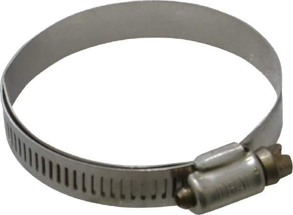 IDEAL TRIDON - SAE Size 36, 1-13/16 to 2-3/4" Diam, Stainless Steel Lined Worm Drive Clamp - Material Grade 316 - Exact Tool & Supply