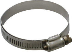 IDEAL TRIDON - SAE Size 36, 1-13/16 to 2-3/4" Diam, Stainless Steel Lined Worm Drive Clamp - Material Grade 316 - Exact Tool & Supply