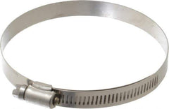 IDEAL TRIDON - SAE Size 60, 3-5/16 to 4-1/4" Diam, Stainless Steel Lined Worm Drive Clamp - Material Grade 316 - Exact Tool & Supply