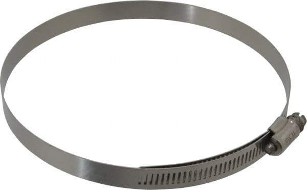 IDEAL TRIDON - SAE Size 88, 5-1/16 to 6" Diam, Stainless Steel Lined Worm Drive Clamp - Material Grade 316 - Exact Tool & Supply