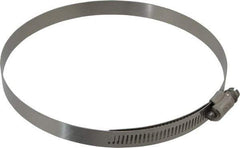 IDEAL TRIDON - SAE Size 88, 5-1/16 to 6" Diam, Stainless Steel Lined Worm Drive Clamp - Material Grade 316 - Exact Tool & Supply