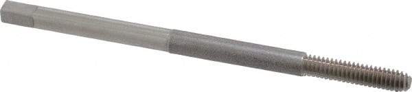 Balax - #8-32 UNC H3 Bright Finish High Speed Steel Thread Forming Extension Tap - Bottoming Chamfer, 3" OAL, 3/4" Thread Length, 3B Class of Fit, Series BXEXT - Exact Tool & Supply